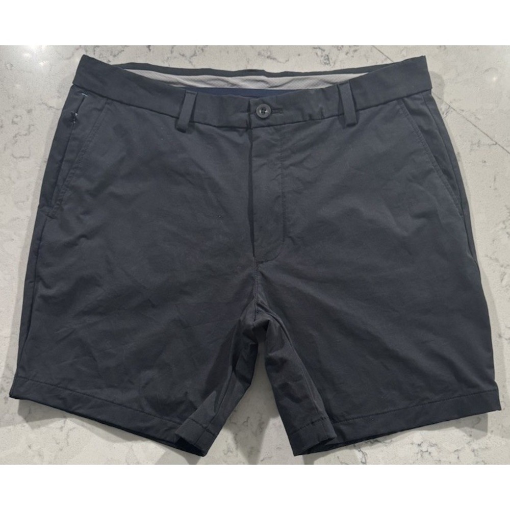 Vineyard Vines On The Go Shorts Mens 34 Dark Gray OTG Performance Golf Stretch